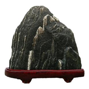 清仓泰山石敢当原石中式天然办公室宅镇落地家用客厅招财摆件实木