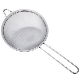 筛子家用面粉筛不锈钢筛网手持面粉过滤网筛超细烘焙工具圆形滤网