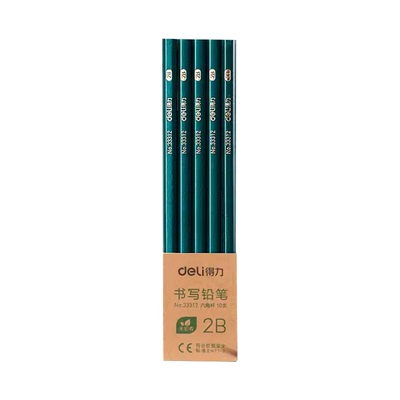得力铅笔小学生专用一年级无毒铅笔2比书写HB六角笔杆儿童幼儿园学生无铅无毒2H绘画铅笔2b考试铅笔