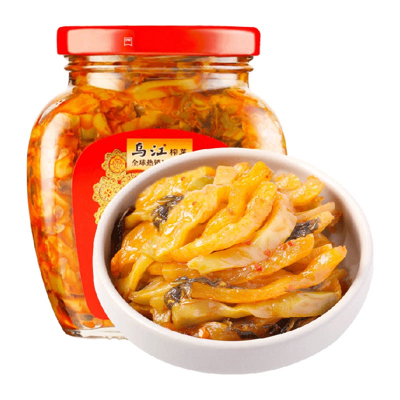 乌江减盐微辣红油榨菜丝涪陵麻辣开胃酱菜腌菜泡菜咸菜特色下饭菜