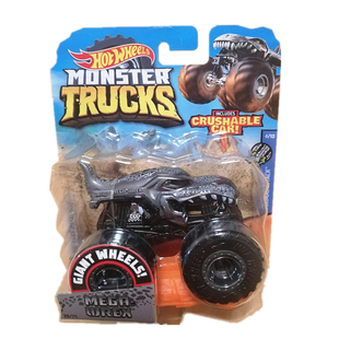 美泰新品狂野大脚车系列汽车男孩虎鲨静态模型玩具车FYJ44