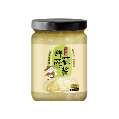 日食记 鲜蒜蓉酱220g/瓶蒜泥炒菜烧烤蒜蓉粉丝鲜香粉生蚝火锅蘸料