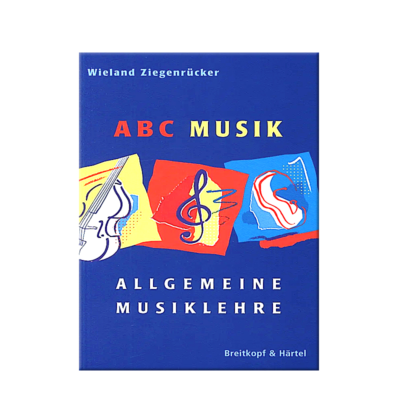 兹根格吕克ABC基本音乐理论 德语版 尺寸12x19cm大熊原版乐谱书 Breitkopf Ziegenrucker ABC Musik Allgemeine Musiklehre BV309