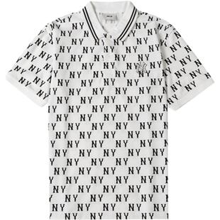 【自营】MLB短袖男装上衣新款老花运动服半袖休闲POLO衫3APQM0443