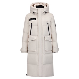 【石墨烯蓄热】雪中飞男女装羽绒服长款过膝情侣连帽加厚保暖外套