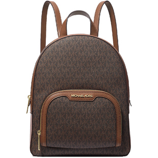 【正品保证】Michael Kors/MK女士Jaycee 中号老花双肩包休闲通勤