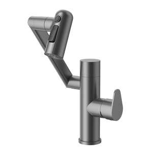 箭牌面盆龙头万向旋转卫生间洗手盆冷热洗脸浴室柜机械臂水龙头