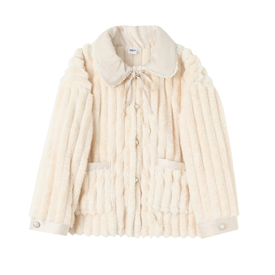 法兰绒冬季加厚睡衣女款家居服