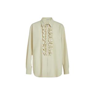 FIVE PLUS外套复古木耳边百搭可露丽风拉链上衣2026新款女春装