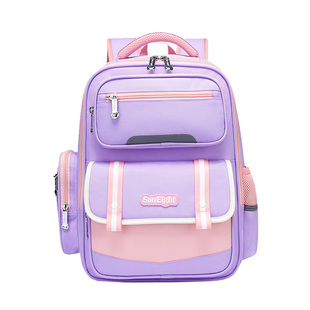 阳光8点书包男童小学生一二三四五六年级轻便女孩减负护脊双肩包