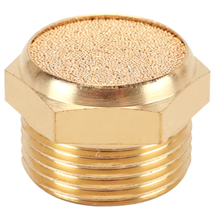 电磁阀节流消声器气动元件BSL-01/02/03/04/06接头内外丝罩可调节