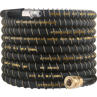 商用洗车机泵超高压防爆钢丝出水管子5558黑猫家用清洗机刷车水枪