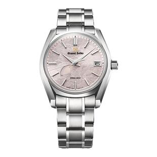 【新年礼物】GrandSeiko冠蓝狮gs樱花粉钛金属SD男女表SBGA413G