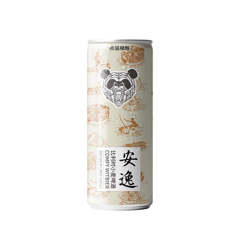 熊猫精酿啤酒330ml比利时小麦风味原浆啤酒整箱批发白啤果啤扎啤