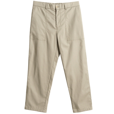 爸爸薄款裤子宽松竹纤维长裤