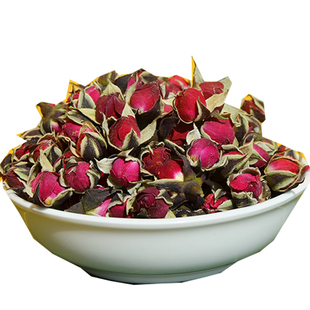 买1送1云南金边玫瑰花蕾2罐共220g特选花骨朵花苞野生干玫瑰花茶