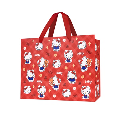 HelloKitty礼品袋新年春节礼物袋大容量七夕情人节儿童礼物包装