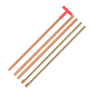 铁锹木柄把锄头柄农具槐木锹把加长洋槐木手柄农用铁锨铲子实木柄