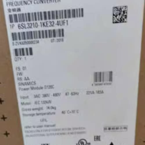 议价6SL3210-1KE32-4UF1西门子G120C功率132KW 3AC 6SL32101KE324