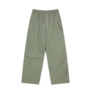 ACMEITEM爱棵米 户外秋冬休闲骑行直筒长裤加绒厚款宽松裤子男女