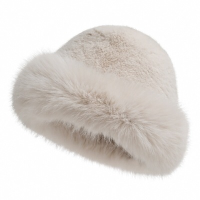 虞书欣同款毛绒蒙古帽子2024新款