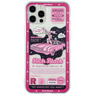 RichBlack原创设计 辣手狂花粉跑车 re17 手机壳适用于苹果17iPhone16ProMax