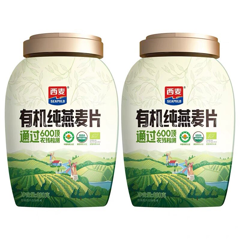 西麦有机纯燕麦片高膳食纤维