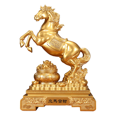 马摆件马上发财生肖吉祥物礼物
