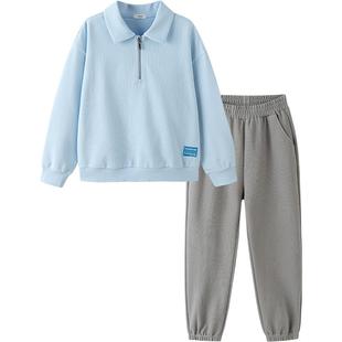 巴拉巴儿童运动套装中大童宝宝卫衣裤子春秋款童装男童女童衣服潮