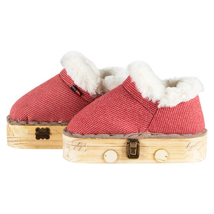 实木艾灸鞋家用随身灸脚部温灸理疗祛湿足底可行走艾灸盒器具热敷