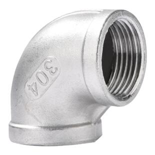 炫建304不锈钢内丝弯头内牙螺纹水管316L管道接头配件3/6/4分1寸