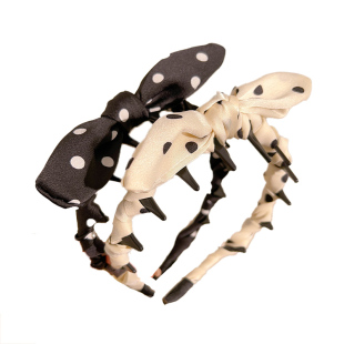 儿童发箍女童不勒头防滑带齿发饰女孩碎发整理头箍蝴蝶结发卡头饰