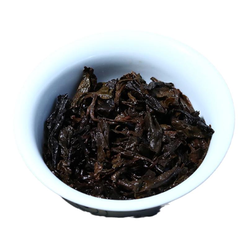 梧州六堡茶2012年桂青种槟榔香花果香回甘醇和顺滑金花大箩茶叶