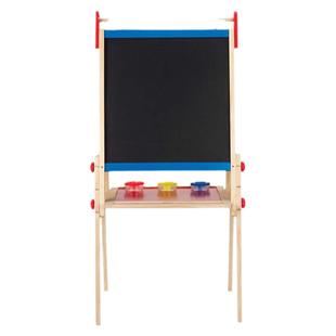 Hape画板儿童磁性画架宝宝写字板白双面支架式小黑板家用可擦玩具