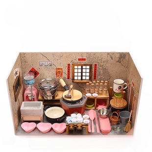 迷你小厨房真煮做饭厨具套装真实版女孩过家家玩具真实厨具真煮
