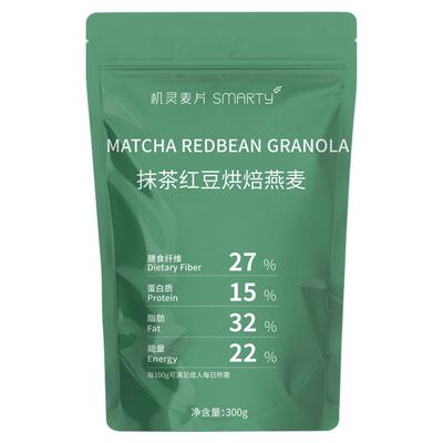 Smarty机灵燕麦抹茶红豆健康味美