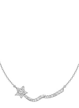 【自营】HEFANG Jewelry/何方珠宝流星飘带锁骨链 浪漫精致送女友