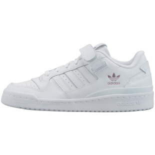 ADIDAS 阿迪达斯 FORUM LOW 粉色 女子低帮复古休闲板鞋 ID8895