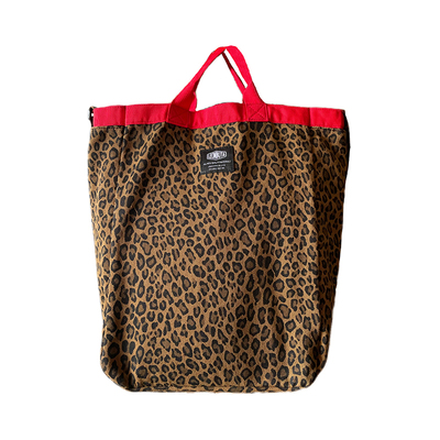 Leonikita超酷豹纹撞色托特包