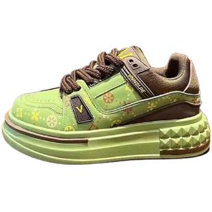 欧洲站男鞋2025夏季新款潮牌高级感板鞋男生休闲厚底增高百搭潮鞋