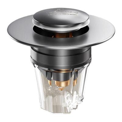 潜水艇枪灰洗手盆漏水塞洗脸盆弹跳芯面盆通用滤网弹跳下水器配件