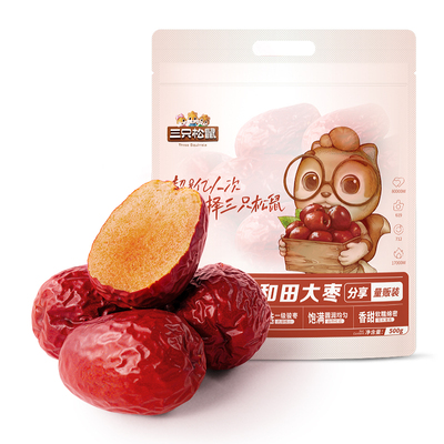 三只松鼠_新疆骏枣500g