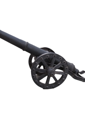 大铁炮摆件仿古红衣景区大炮模型