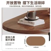 现代家居沙发边几小茶小户型边客厅家用现代几圆形轻茶几奢茶几