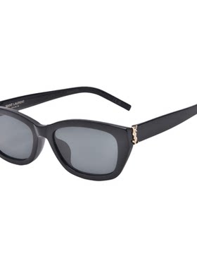 YSL/圣罗兰猫眼金标字母眼镜架
