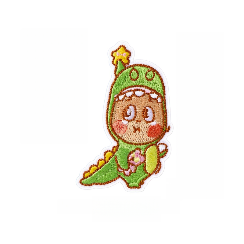 星星人自粘免缝补丁布贴