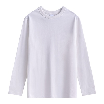 300G重磅纯棉长袖复古青春圆领