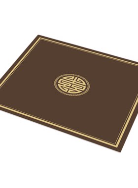 新中式卧室床头柜面垫子保护垫