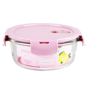 泡面碗玻璃汤碗带盖宿舍用学生饭碗大号圆形方便面碗沙拉碗耐高温