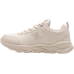 特步女鞋棉鞋女冬季皮面防水跑步鞋加绒保暖休闲鞋秋冬运动鞋女款